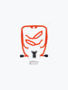 Legundary Custom KTM ADV 390 2025 Raptor crash guard orange mild steel engine protection guard