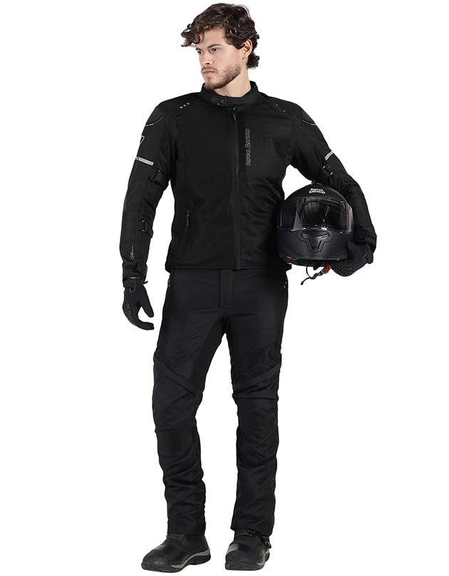 Royal Enfield Explorer Neo Black and Grey Riding Jacket