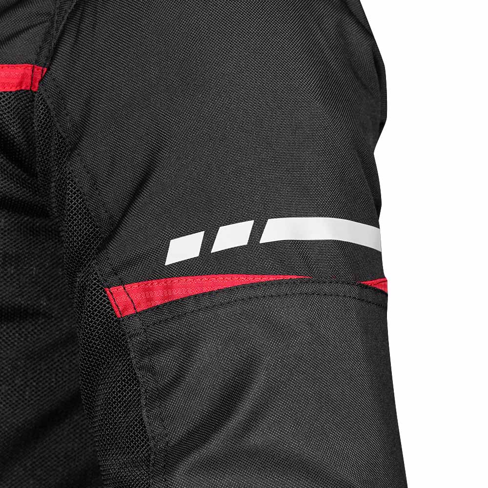 KORDA Street motorcycle riding jacket with CE Level 2 armor and reflective panels
