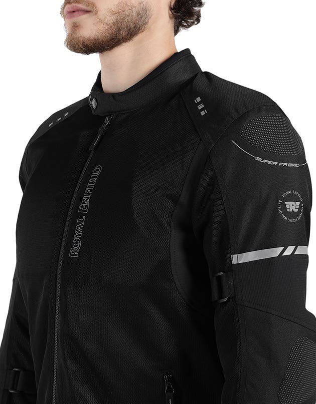 Royal Enfield Explorer Neo Black and Grey Riding Jacket