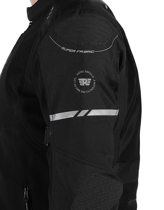 Royal Enfield Explorer Neo Black and Grey Riding Jacket