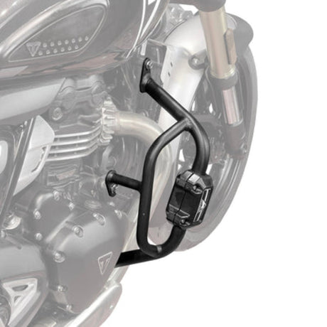 Auto Engina black crash and leg guard with 27mm and 22mm steel tubes for Triumph Speed 400