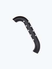 Legendary Custom Meteor and Classic 350 Reborn heatshield matte black mild steel exhaust heat protector