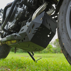 Moto Torque black engine guard for Honda NX500 lower engine and underbody protection accessory