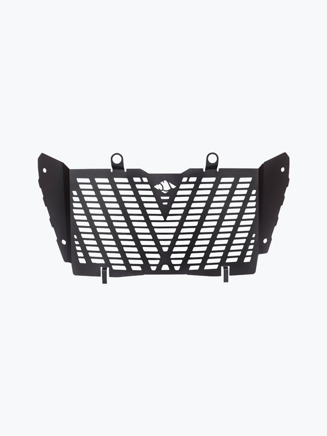 Legundary Custom KTM Adventure 390 Sherpa radiator grill black aluminium radiator guard protection