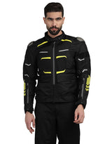 Royal Enfield Crossroader Print Class A Riding Jacket – Black & Red