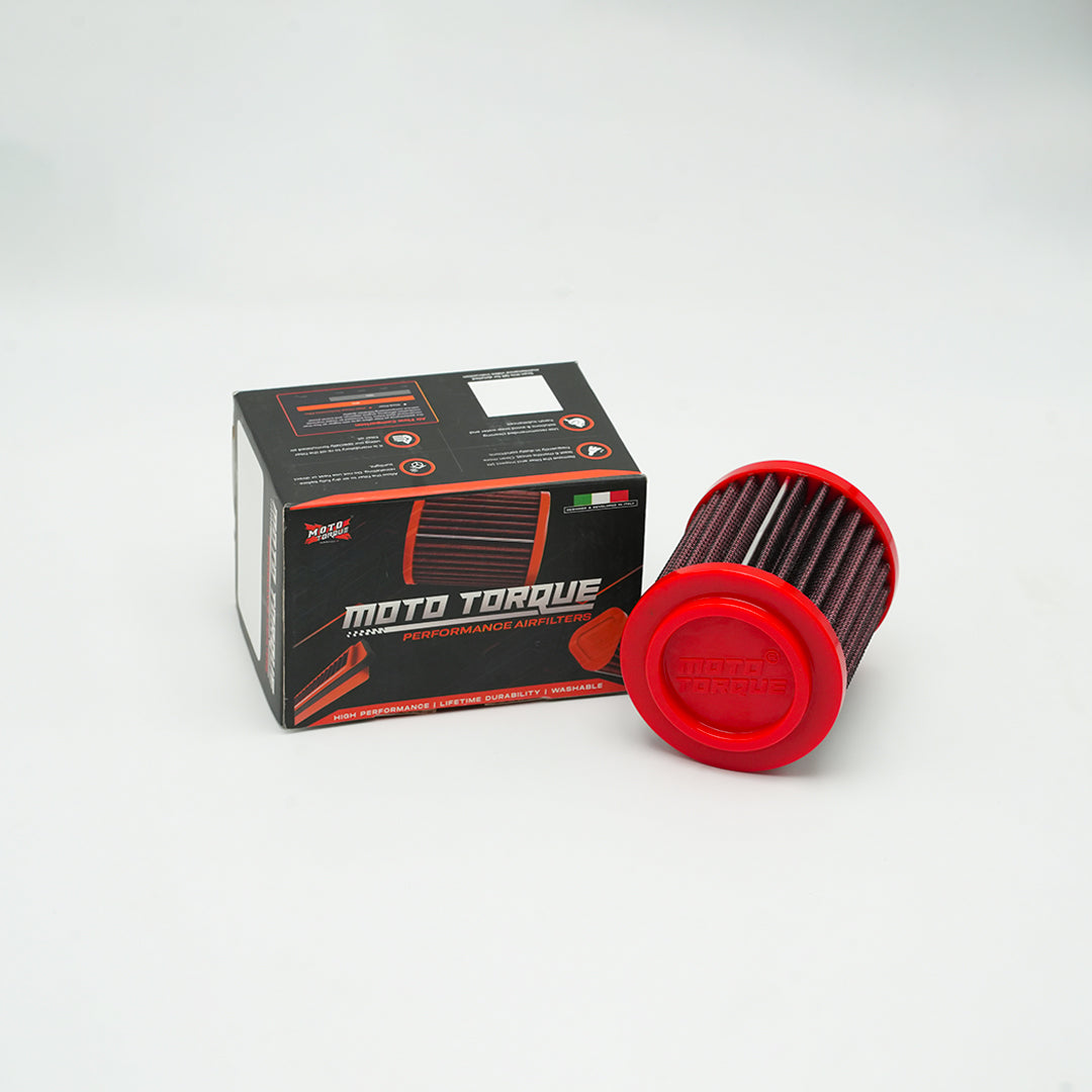 Moto Torque high flow reusable performance air filter for Royal Enfield Classic 350 Reborn Hunter 350 and Meteor 350