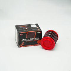 Moto Torque high flow reusable performance air filter for Royal Enfield Classic 350 Reborn Hunter 350 and Meteor 350