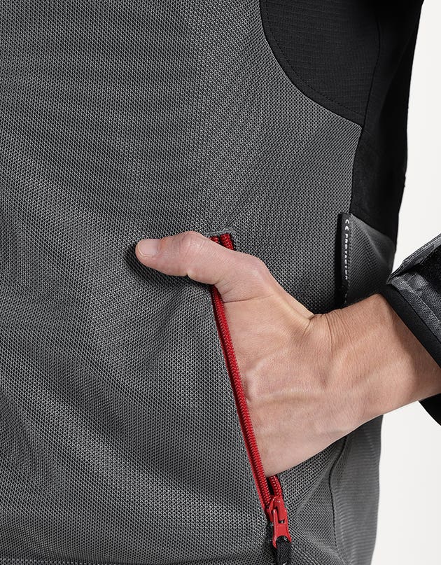 Royal Enfield Explorer Neo Black and Grey Riding Jacket