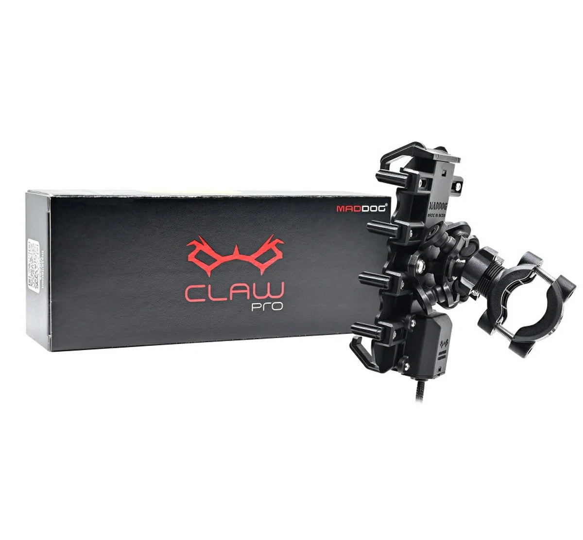 Maddog Claw Pro Bike Phone Holder with 18W Fast Charger Anti Vibration Waterproof Mobile Mount