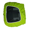 BBG high-visibility green sports saddle bag rain cover pair
