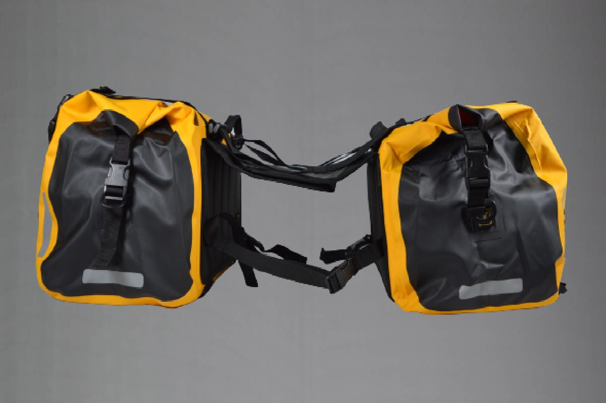 MOTO VANGUARD Frogman 60L Waterproof PVC Motorcycle Saddle Bag