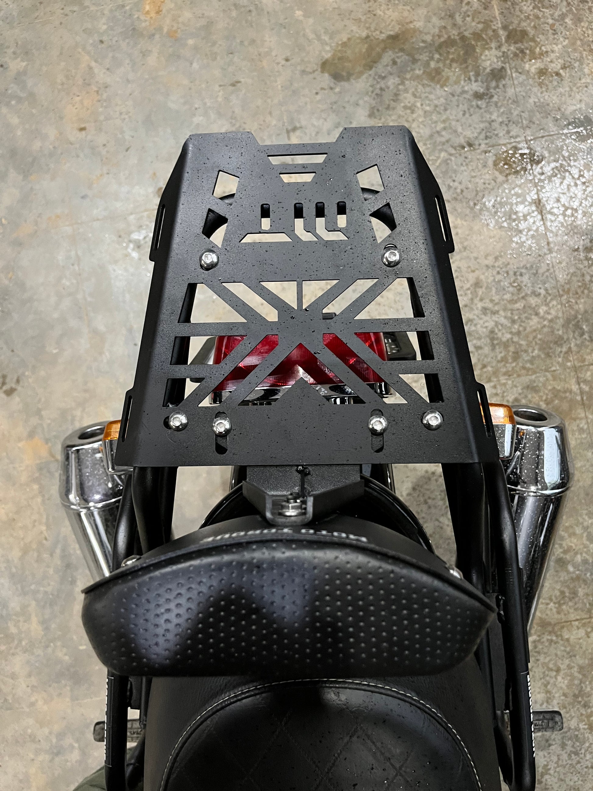 Moto Torque back carrier for Royal Enfield Interceptor 650 and Continental GT 650 touring luggage rack