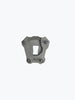 Legundary Custom Brogue Side Stand Base for Bajaj Pulsar NS400Z Stainless Steel Brushed Finish Stand Extender Plate