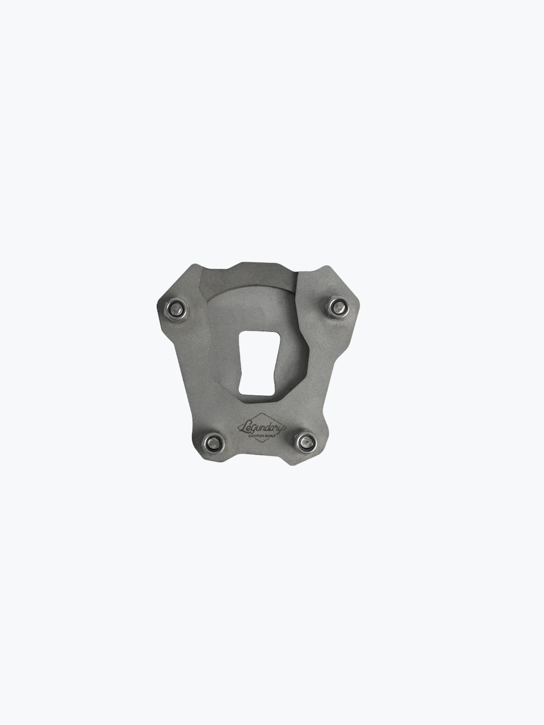 Legundary Custom Brogue Side Stand Base for Bajaj Pulsar NS400Z Stainless Steel Brushed Finish Stand Extender Plate