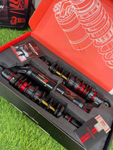 RCB Flow Pro 30th Anniversary black 305mm rear shock absorber for Yamaha Aerox 155, 01A0343Z BK
