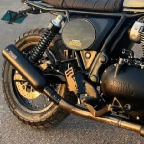 Rhino Racing Scramjet Max V2 Exhaust for Royal Enfield Bear 650 with De-Cat and without De-Cat