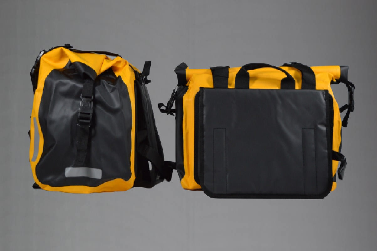 MOTO VANGUARD Frogman 60L Waterproof PVC Motorcycle Saddle Bag