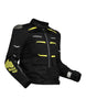 Royal Enfield Crossroader Print Class A Riding Jacket in Black and Red