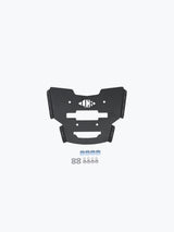 Legundary Custom Himalayan Huckitta Carrier Plate BS6 Black Mild Steel Luggage Mount Royal Enfield Himalayan