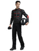 Royal Enfield Crossroader Print Class A Riding Jacket in Black and Red