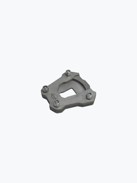 Legundary Custom Brogue Side Stand Base for Bajaj Pulsar NS400Z Stainless Steel Brushed Finish Stand Extender Plate