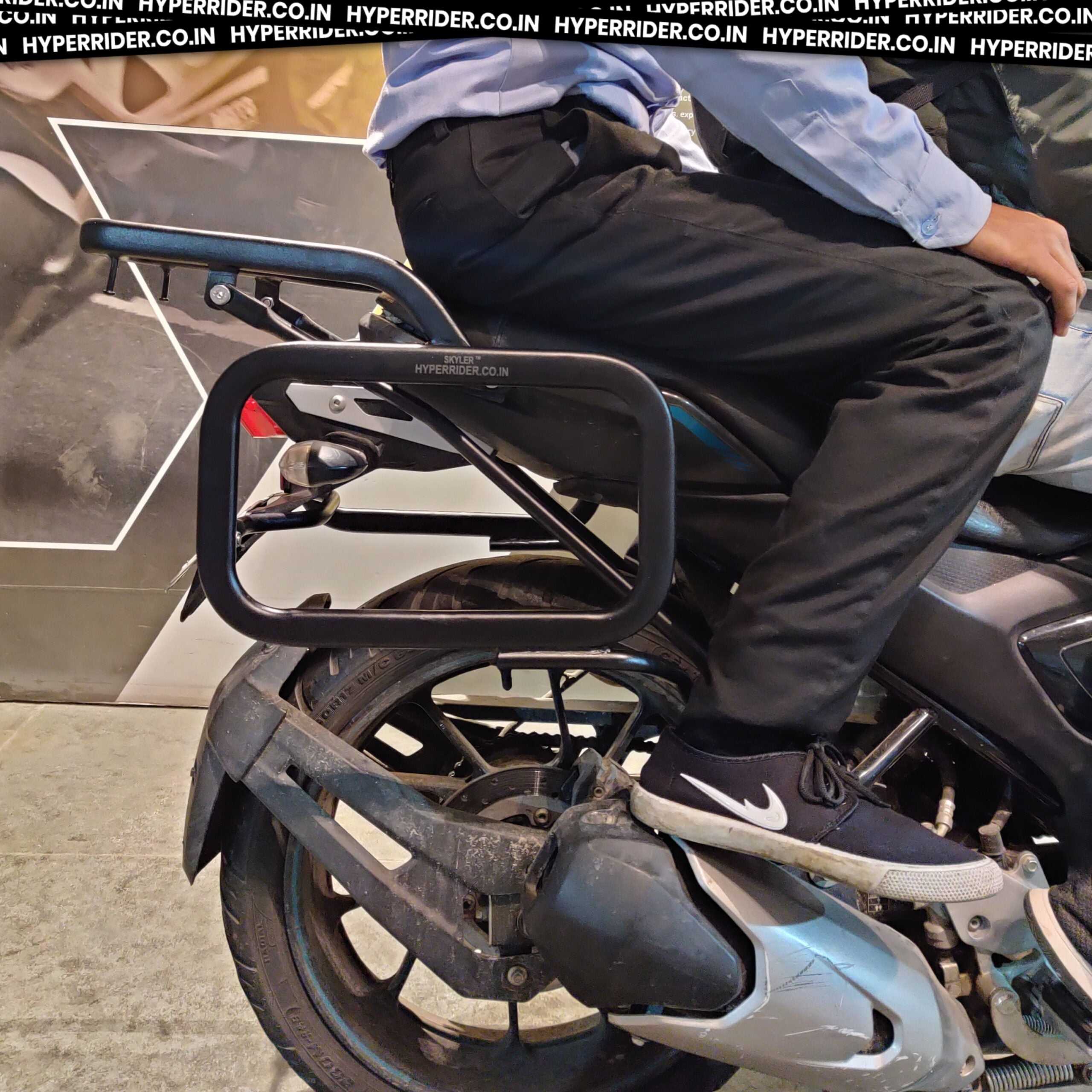 Hyperrider Heavy Duty Saddle Stay for Yamaha FZ S V3.0 Universal Pannier Box Carrier