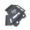 MotoCare Caliper Guard for Harley Davidson X440T in Black Silver and Red