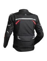 Royal Enfield Crossroader Print Class A Riding Jacket in Black and Red