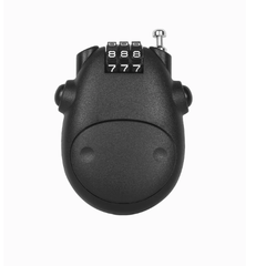 BSDDP Retractable Cable Number Lock 3-digit combination motorcycle helmet and bike security lock