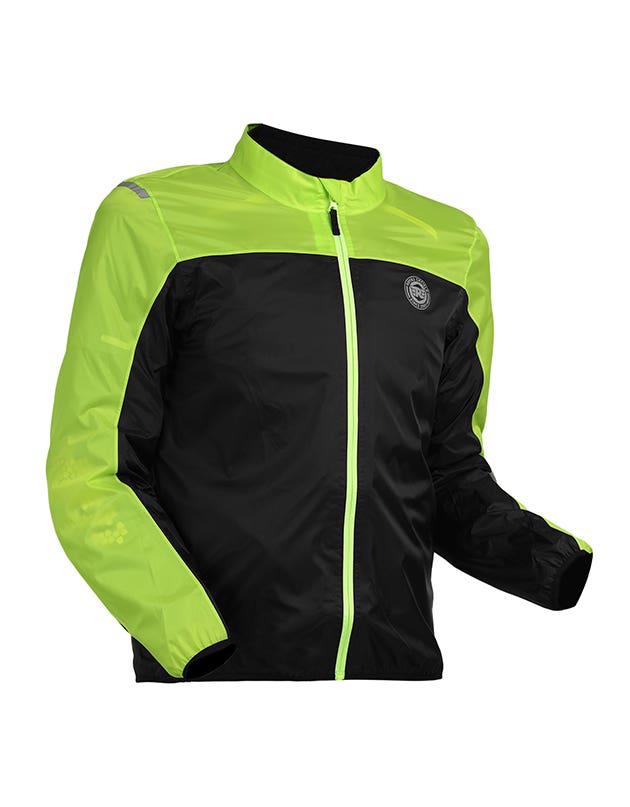 Royal Enfield Crossroader Print Class A Riding Jacket in Black and Red