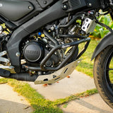 Legundary Custom Bellator Crash Guard for Yamaha XSR 155 Black Mild Steel Engine Protection Guard