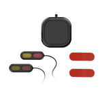 LBC Moto 77mm radar blind spot detection system for motorcycle with rear vehicle alert waterproof safety sensor