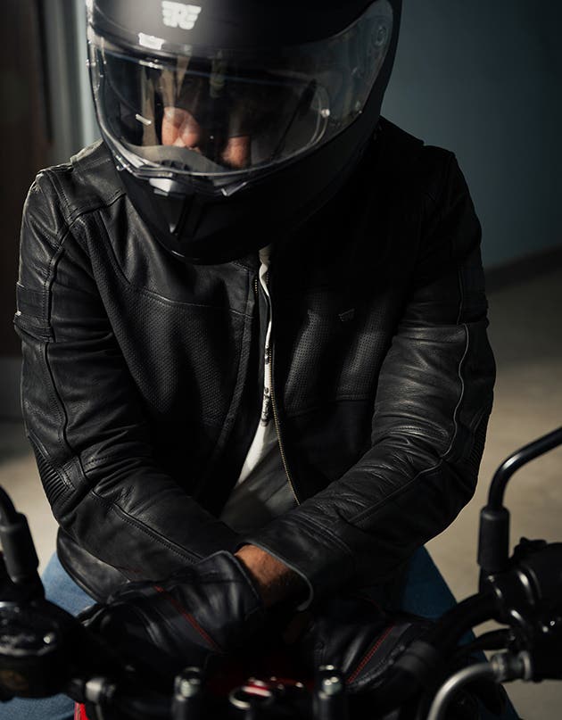 Royal Enfield Classic Leather Black Class AA Riding Jacket