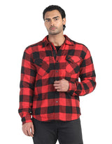 Royal Enfield Big Bear Red Class A Cotton Flannel Riding Shacket
