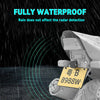 LBC Moto 77mm radar blind spot detection system for motorcycle with rear vehicle alert waterproof safety sensor