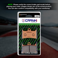CRANK1 CB083 Sintered Front Brake Pads for Yamaha YZF-R1 2015 Onwards Superbike