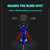 LBC Moto 77mm radar blind spot detection system for motorcycle with rear vehicle alert waterproof safety sensor