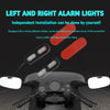 LBC Moto 77mm radar blind spot detection system for motorcycle with rear vehicle alert waterproof safety sensor
