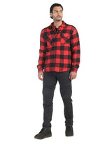 Royal Enfield Big Bear Red Class A Cotton Flannel Riding Shacket
