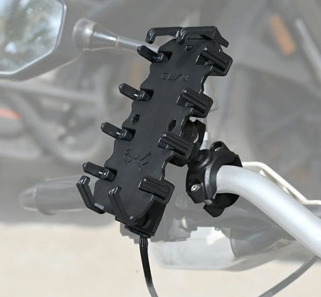Maddog Claw Bike Phone Holder with 18W Fast Charger Waterproof Mobile Mount for Motorcycle