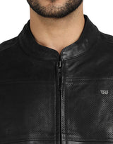 Royal Enfield Classic Leather Black Class AA Riding Jacket