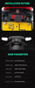 LBC Moto 77mm radar blind spot detection system for motorcycle with rear vehicle alert waterproof safety sensor