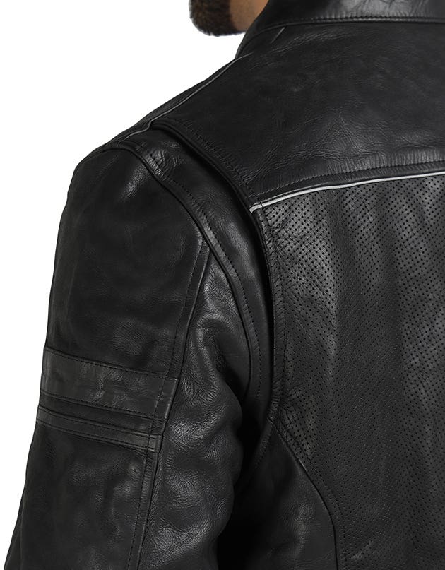 Royal Enfield Classic Leather Black Class AA Riding Jacket