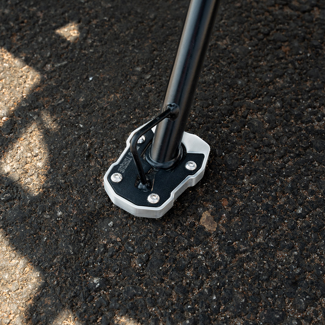Mototorque side stand extender KTM 390 Adventure 2025 enlarged foot base plate stable parking support
