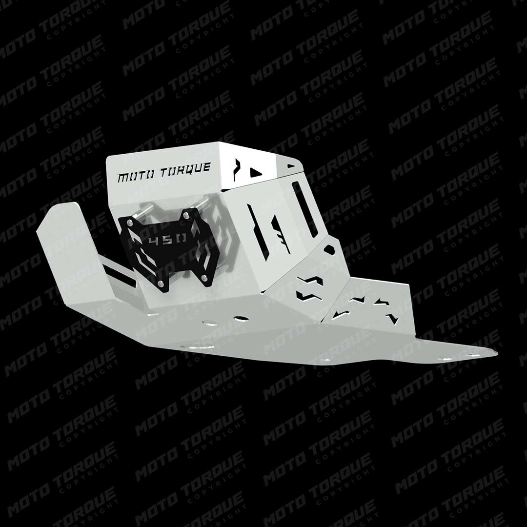 Mototorque aluminium engine guard Royal Enfield Guerrilla 450 sump bash plate protection