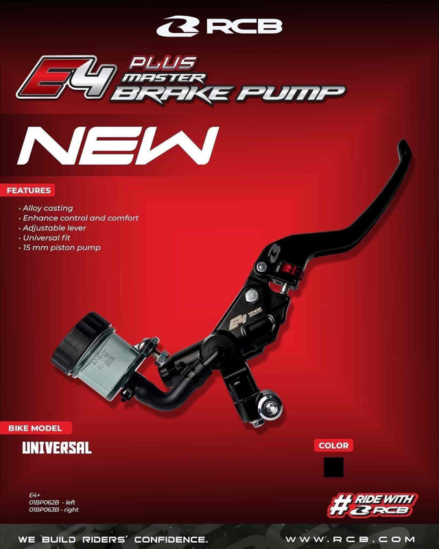 RCB E4+ LH 15mm black master cylinder 01BP062B