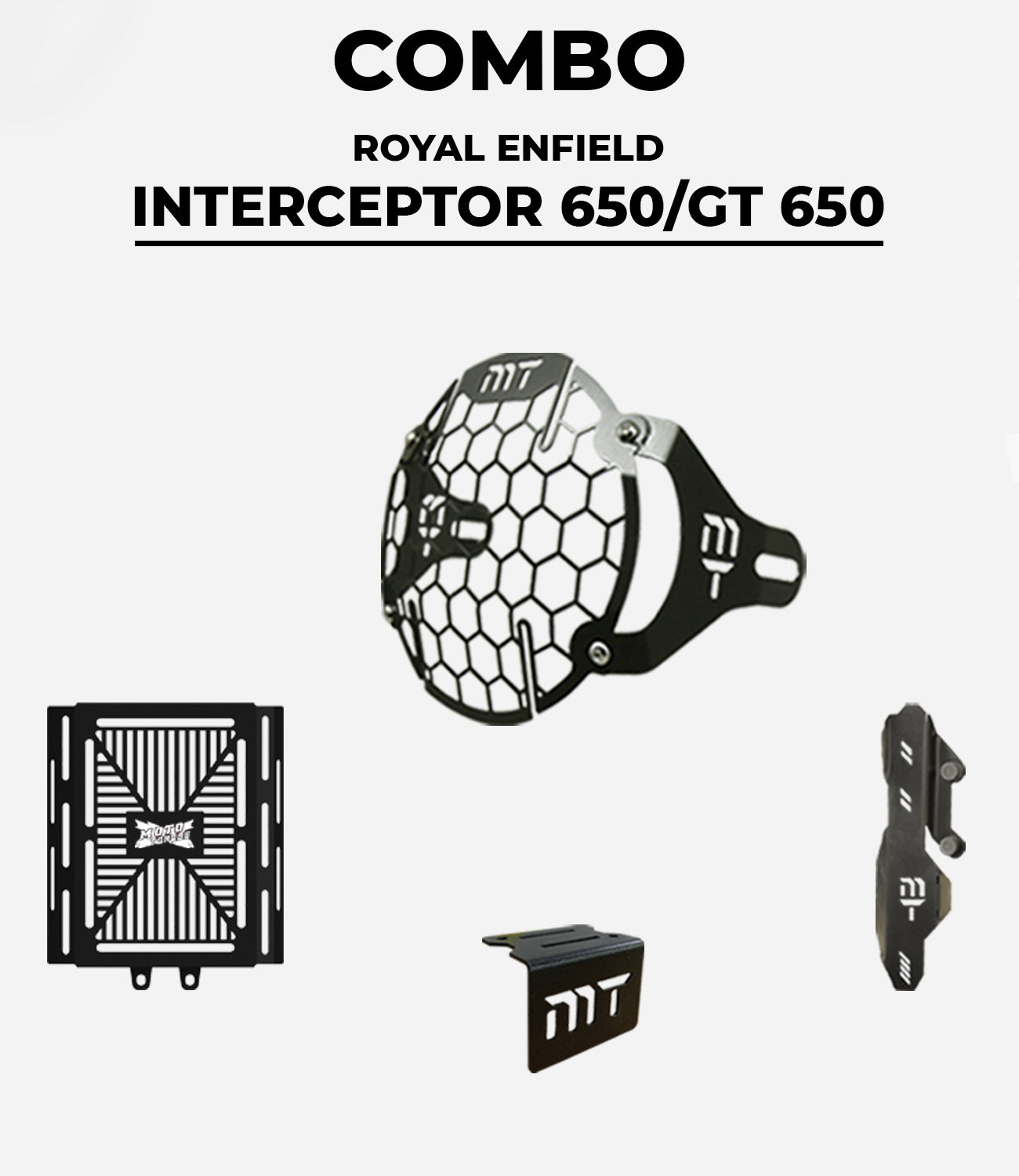 Moto Torque combo protection kit for Royal Enfield Interceptor 650 and Continental GT 650