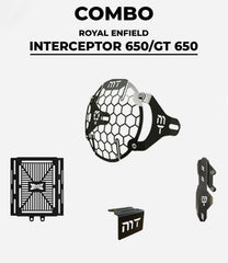 Moto Torque combo protection kit for Royal Enfield Interceptor 650 and Continental GT 650