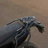 Moto Torque heavy duty back carrier for Royal Enfield Himalayan 450 Rally Edition touring luggage support accessory